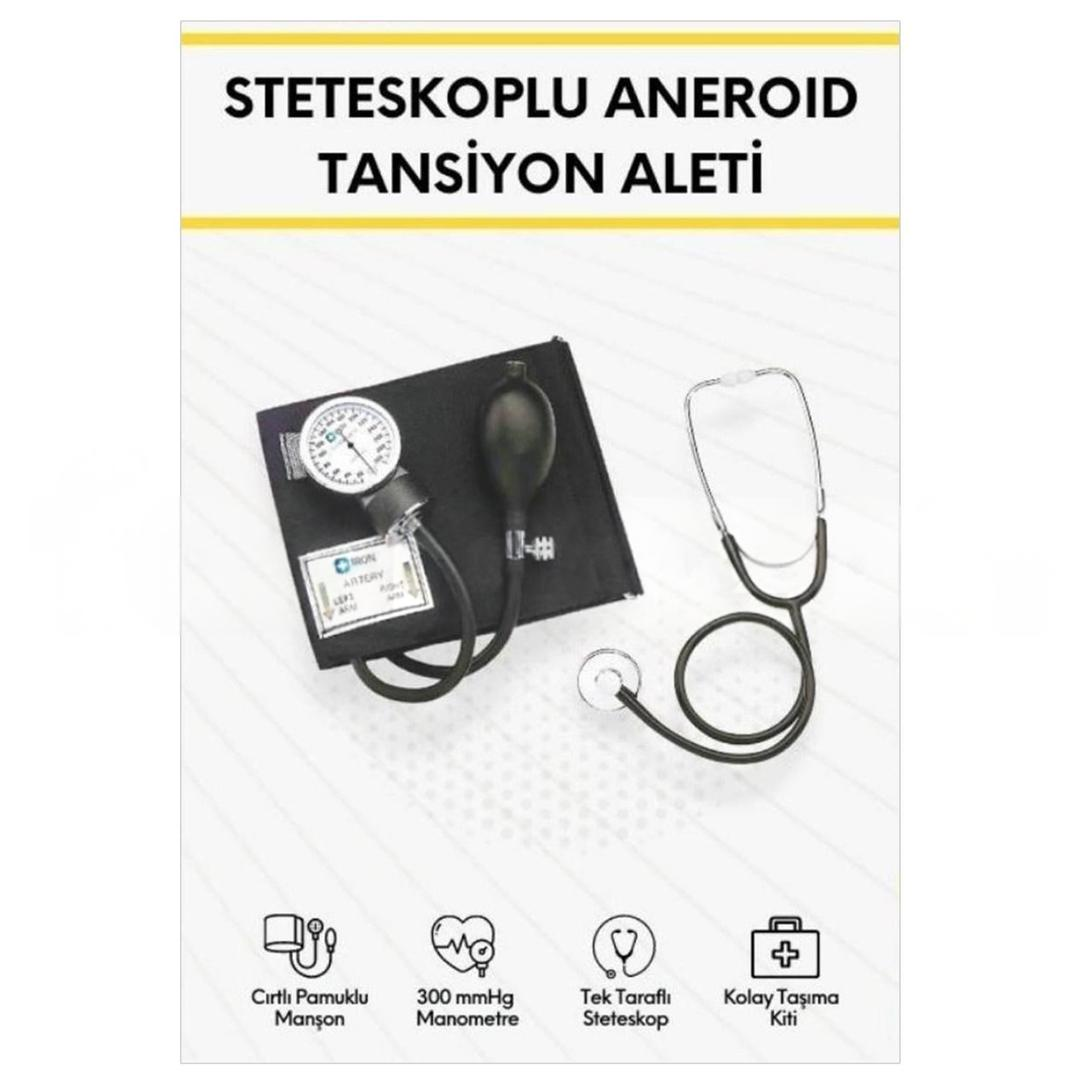 Iron Medical MC-50A Steteskoplu Aneroid Tansiyon Aleti Cırt Cırtlı