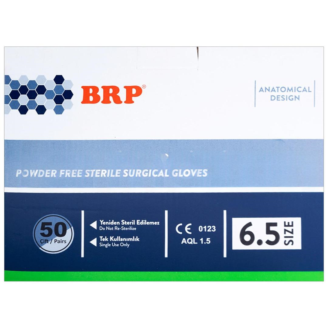 BRP Steril Cerrahi Pudrasız Eldiven No: 6,5 50'li