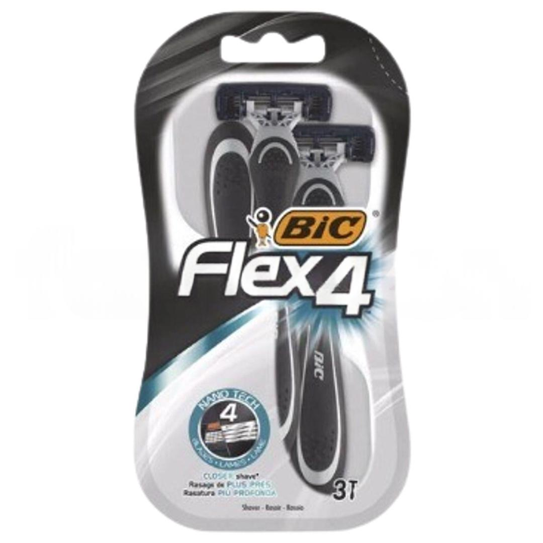 Bic Flex 4 Bıçaklı - 3 Adet