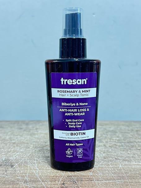 Tresan 125 ml Organik Biberiye ve Nane Dökülme Yıpranma Karşıtı Saç Toniği