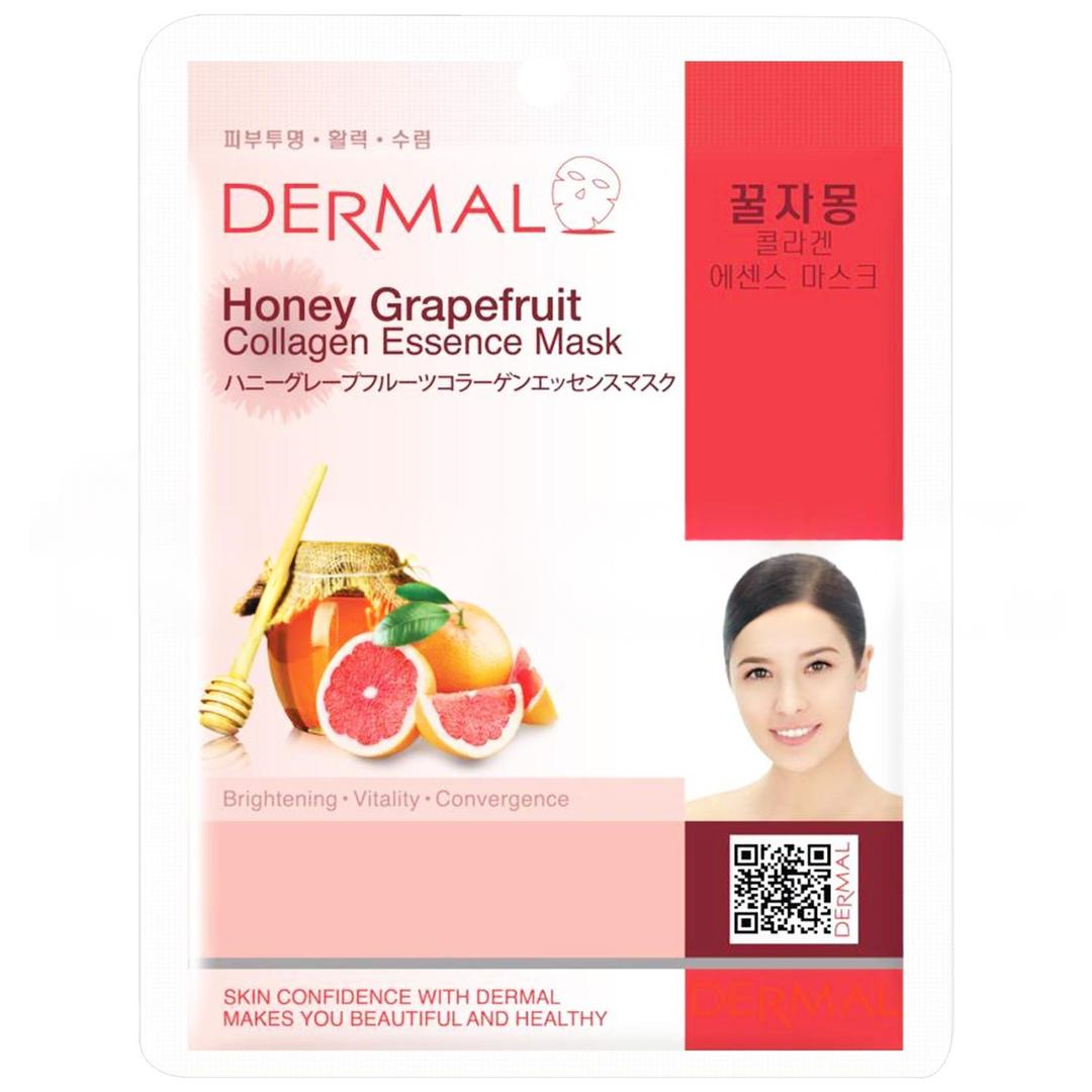 Dermal Honey Grapefruit Collagen Essence Mask 23 gr