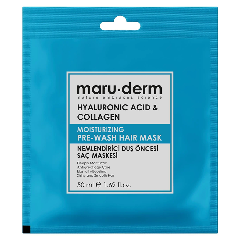 Maruderm Hyalüronik Asit ve Kolajen Duş Öncesi Saç Maskesi 50 ml