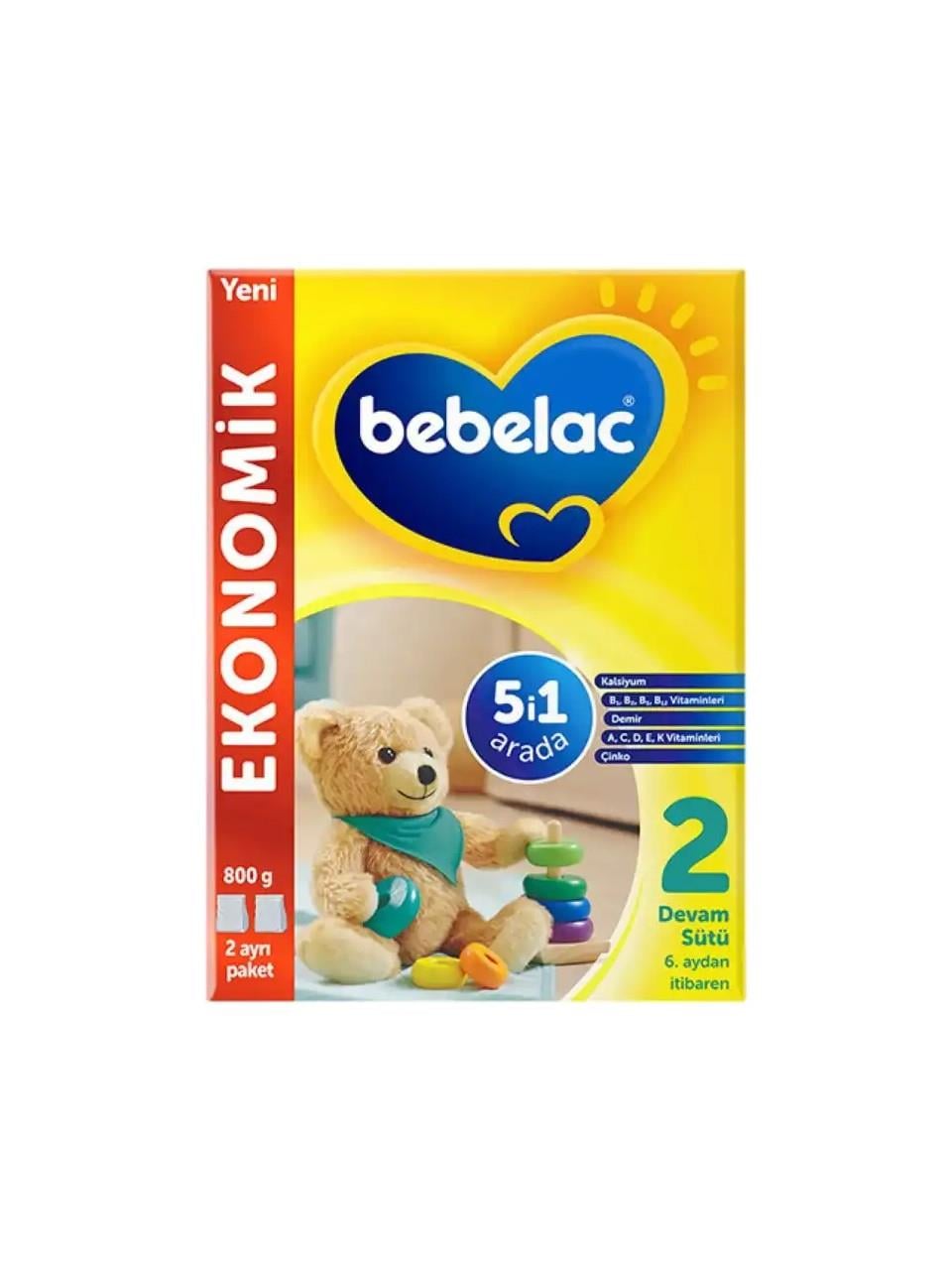 BEBELAC 2 800GR 6. AYDAN İTİBAREN DEVAM SÜTÜ