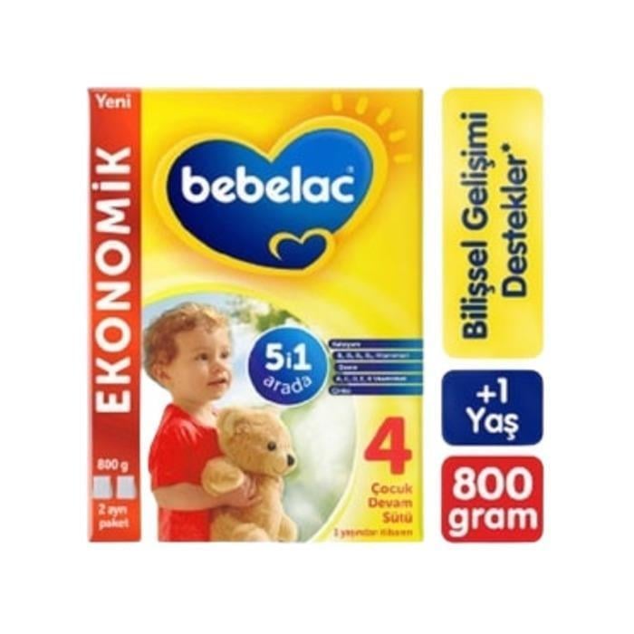 BEBELAC 4 800GR 1 YAŞINDAN İTİBAREN ÇOCUK DEVAM SÜTÜ