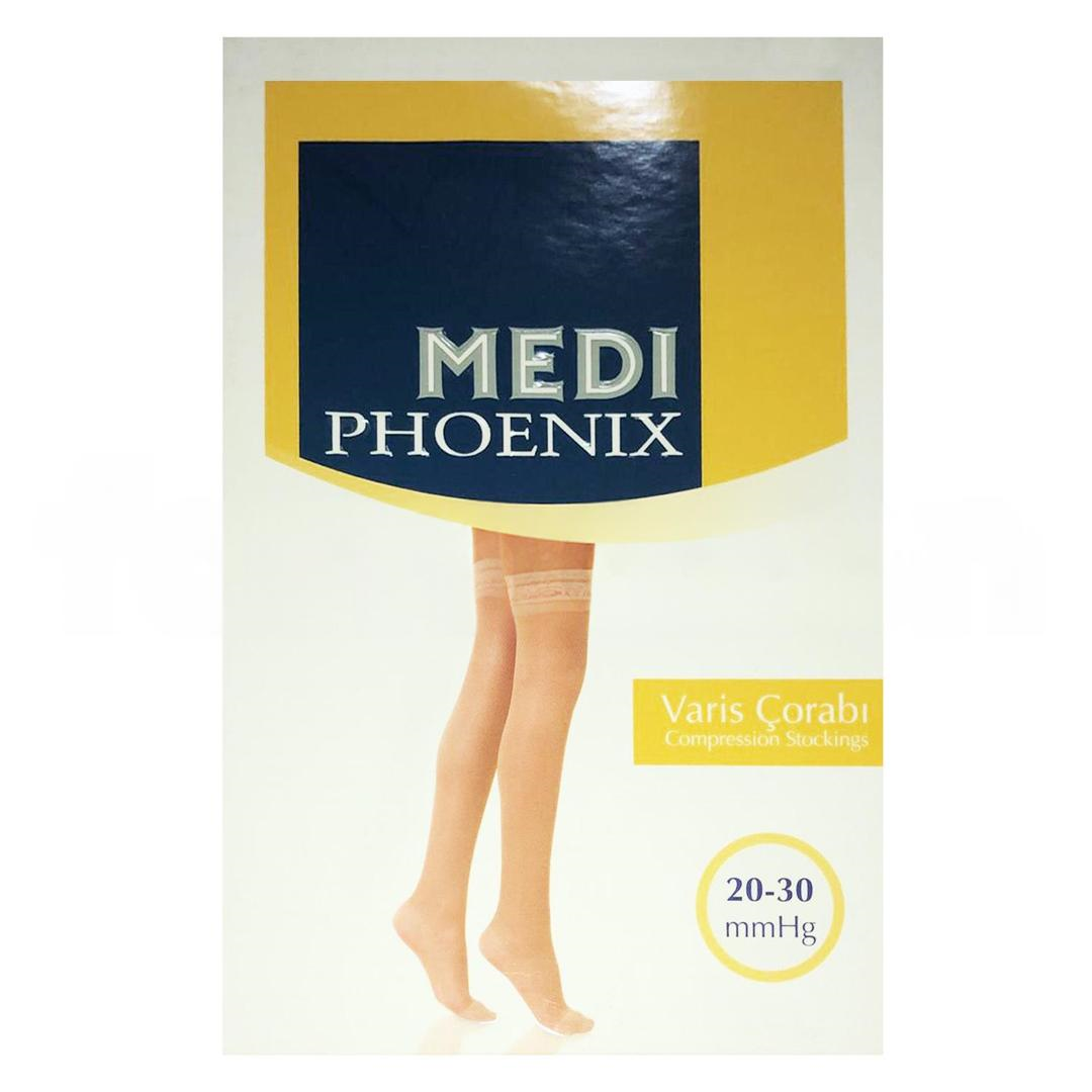Mediphoenix CCL1 18-22 mmhg Diz Altı Açık Parmak Varis Çorabı No: 3 - Ten Rengi
