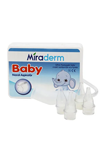 MIRADERM BABY NAZAL ASPIRATOR MAKINA+YEDEK