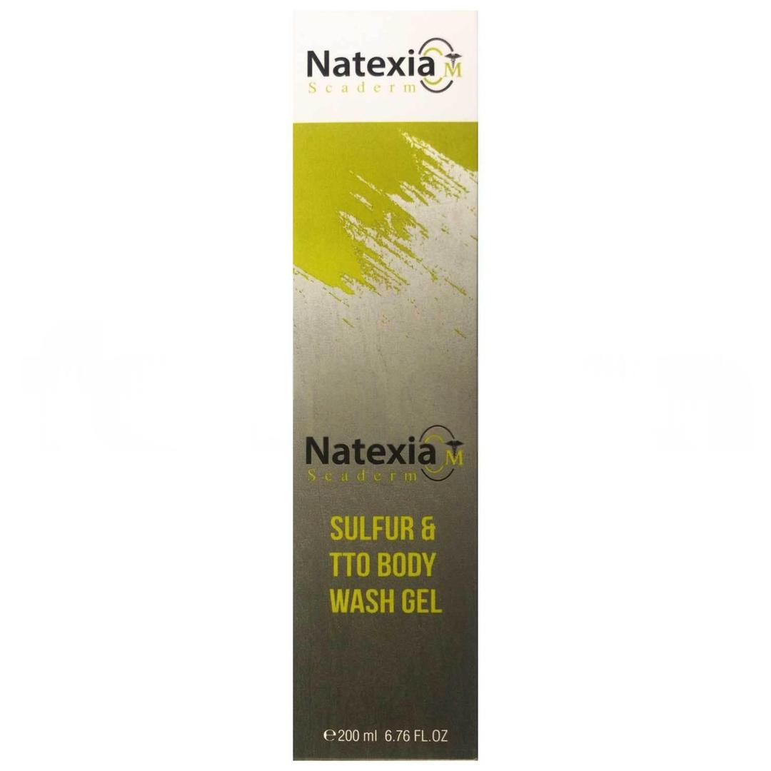 Natexia Scaderm Sulfur Tto Body Wash Gel 200 ml