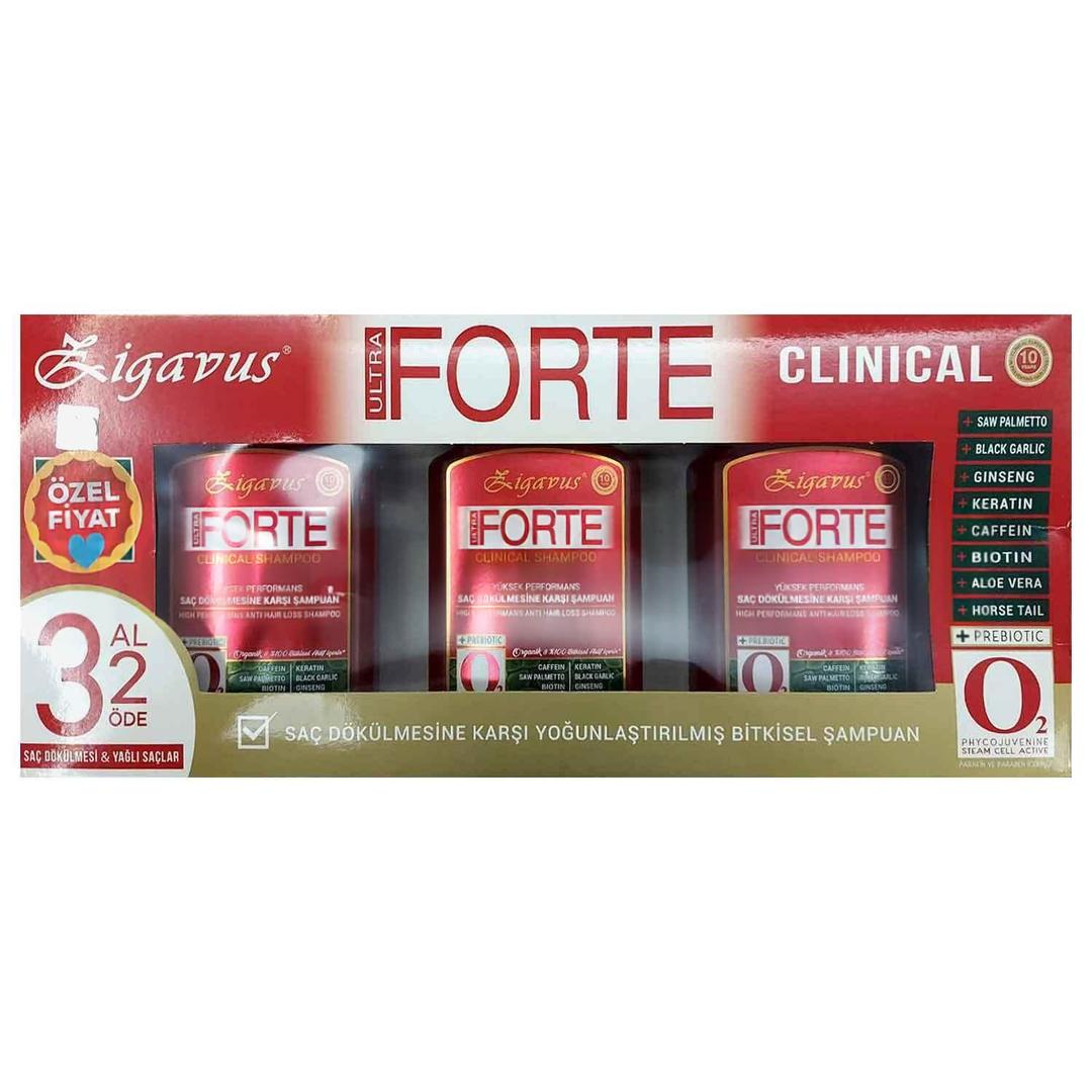 Zigavus Forte Ultra Şampuan Yağlı Saçlar İçin 300 ml - 3 Al 2 Öde Özel Fiyat Etiketli