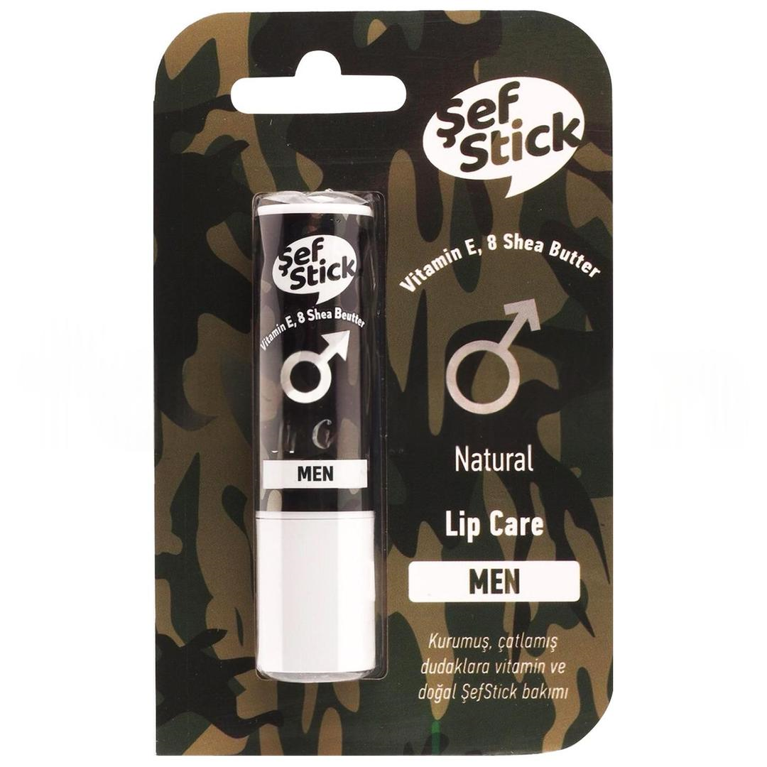 Şef Stick Lip Care Natural Men