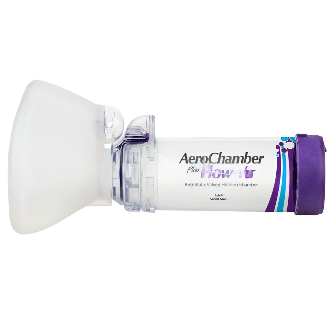 AeroChamber Plus Flow - Vu Adult Small Mask Mor
