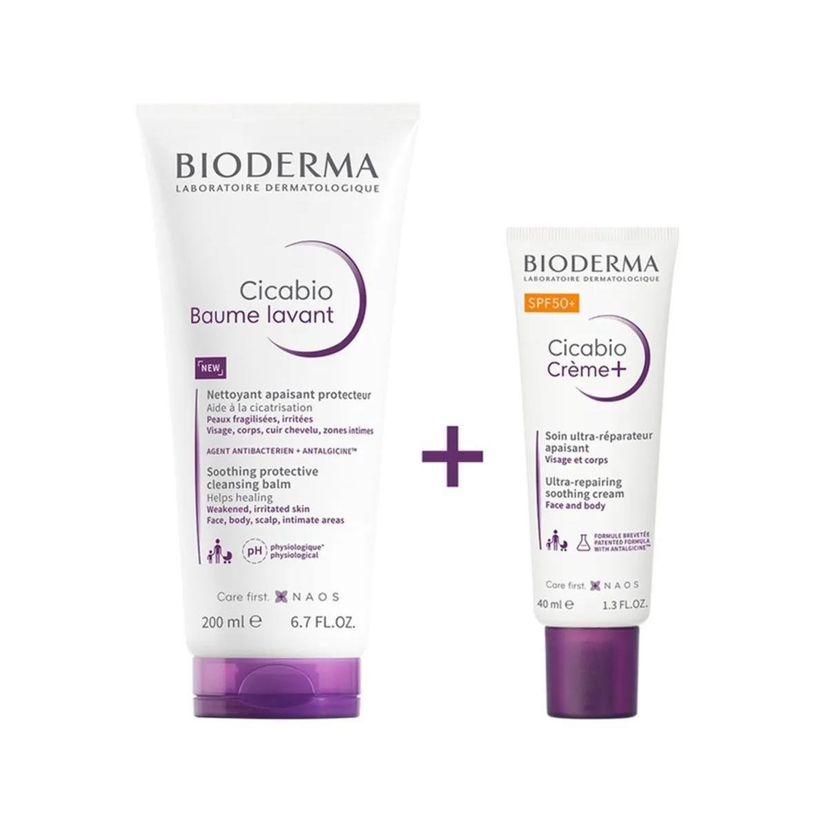 BIODERMA DÖVMELİ CİLTLER İÇİN TEMİZLEYİCİ VE ONARICI BAKIM KİTİ