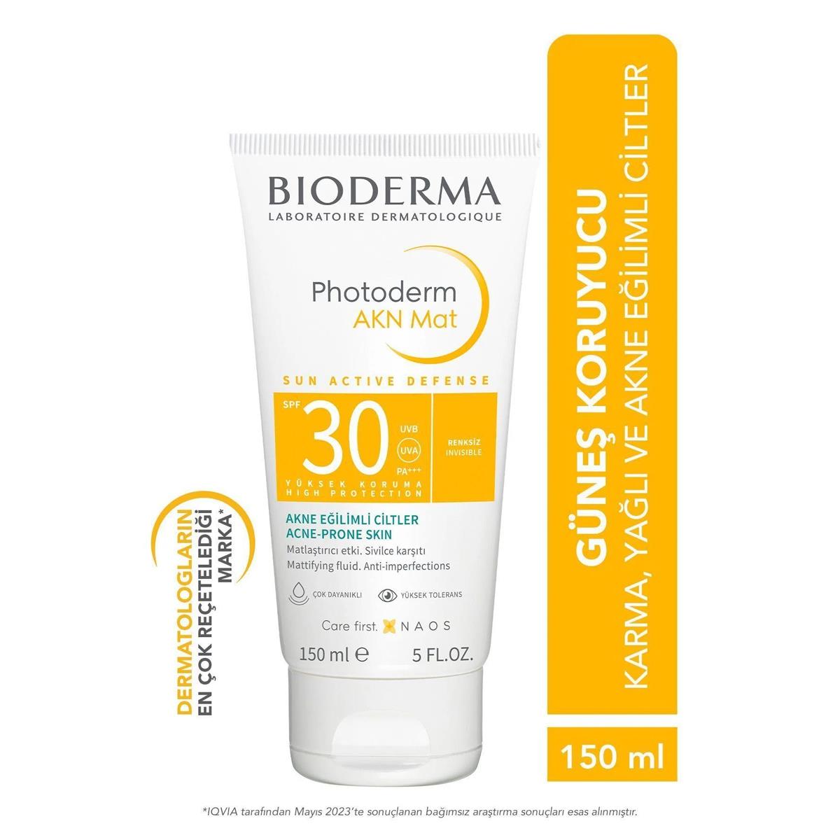 BIODERMA PHOTODERM AKN MAT SPF30 150ML ACNE PRONE SKIN