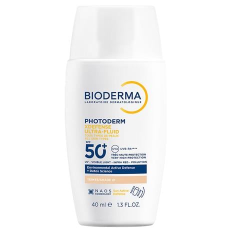 BIODERMA PHOTODERM XDEFENSE ULTRA-FLUID SPF50+ 40ML SHADE 01 VERY LIGHT