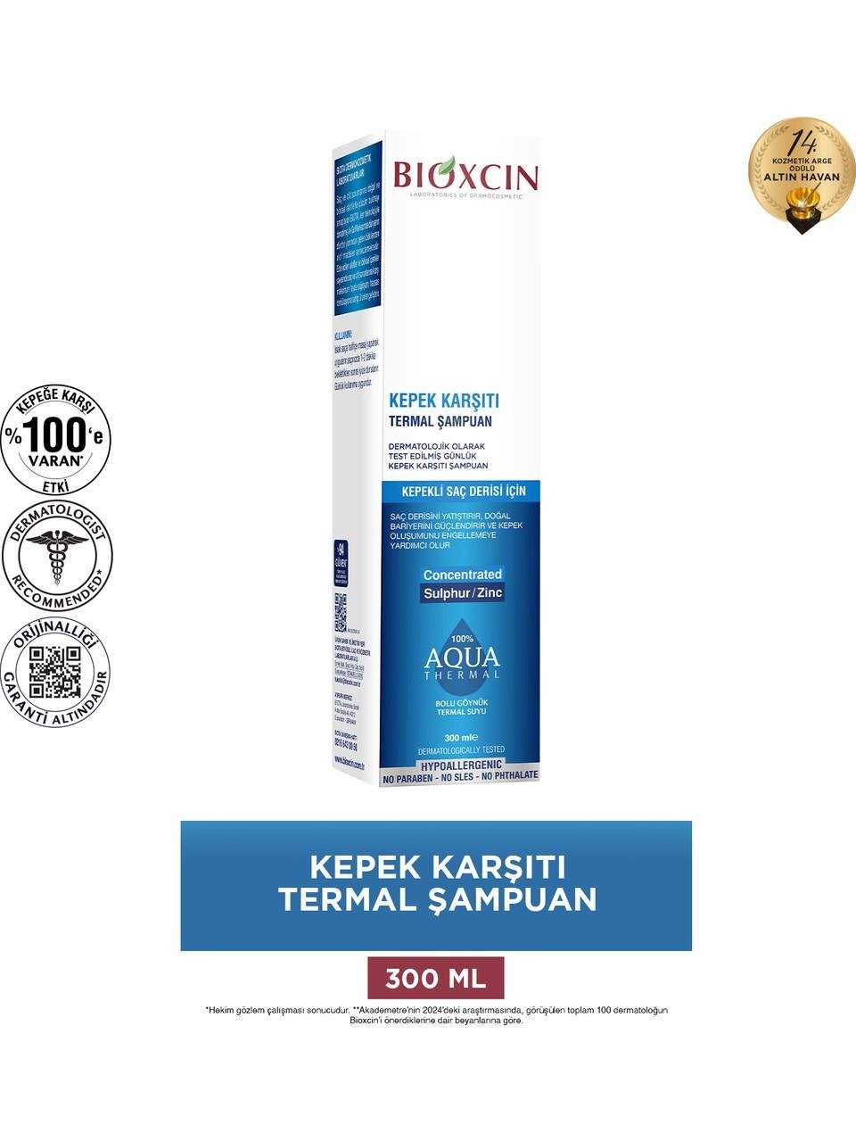 BIOXCIN AQUA THERMAL KEPEK KARŞITI ŞAMPUAN 300ML