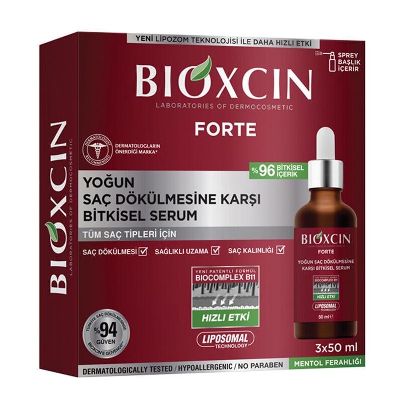 BIOXCIN FORTE YOĞUN SAÇ DÖKÜLMESİNE KARŞI SERUM 3X50ML