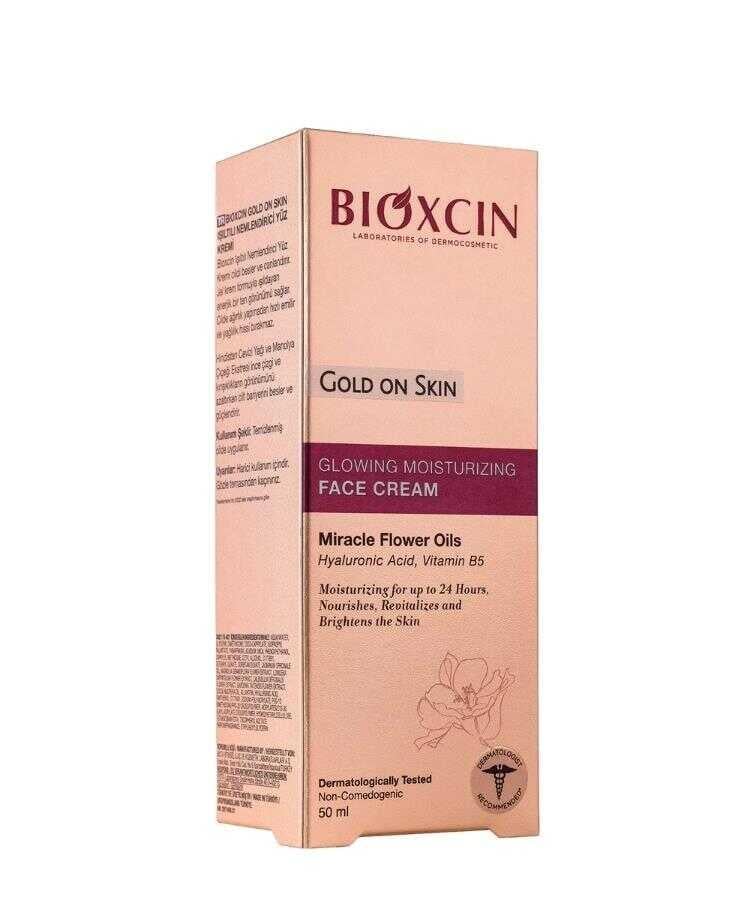 BIOXCIN GOLD ON SKIN IŞILTILI NEMLENDİRİCİ YÜZ KREMİ 50ML