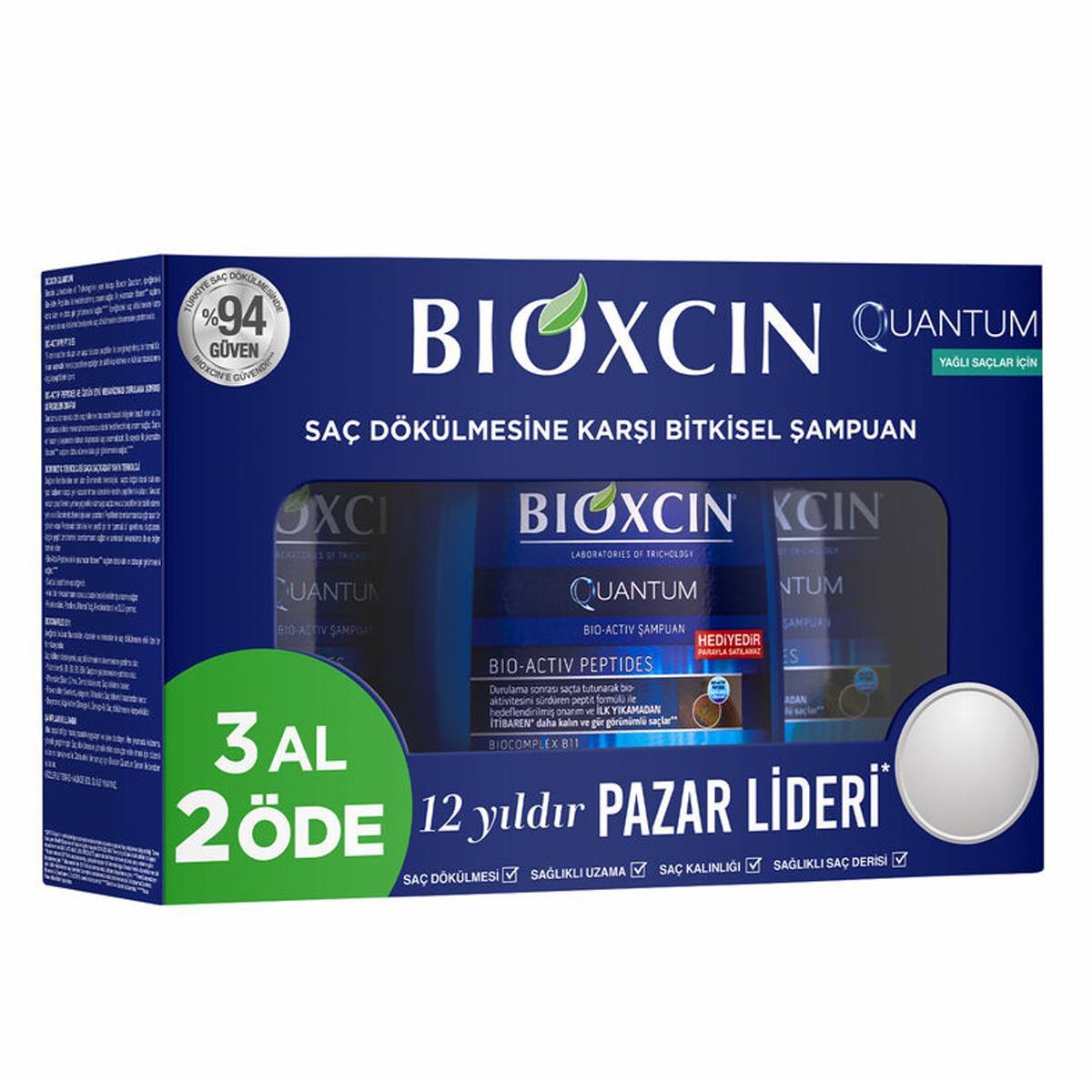 BIOXCIN QUANTUM 3AL 2 ÖDE YAĞLI SAÇLAR