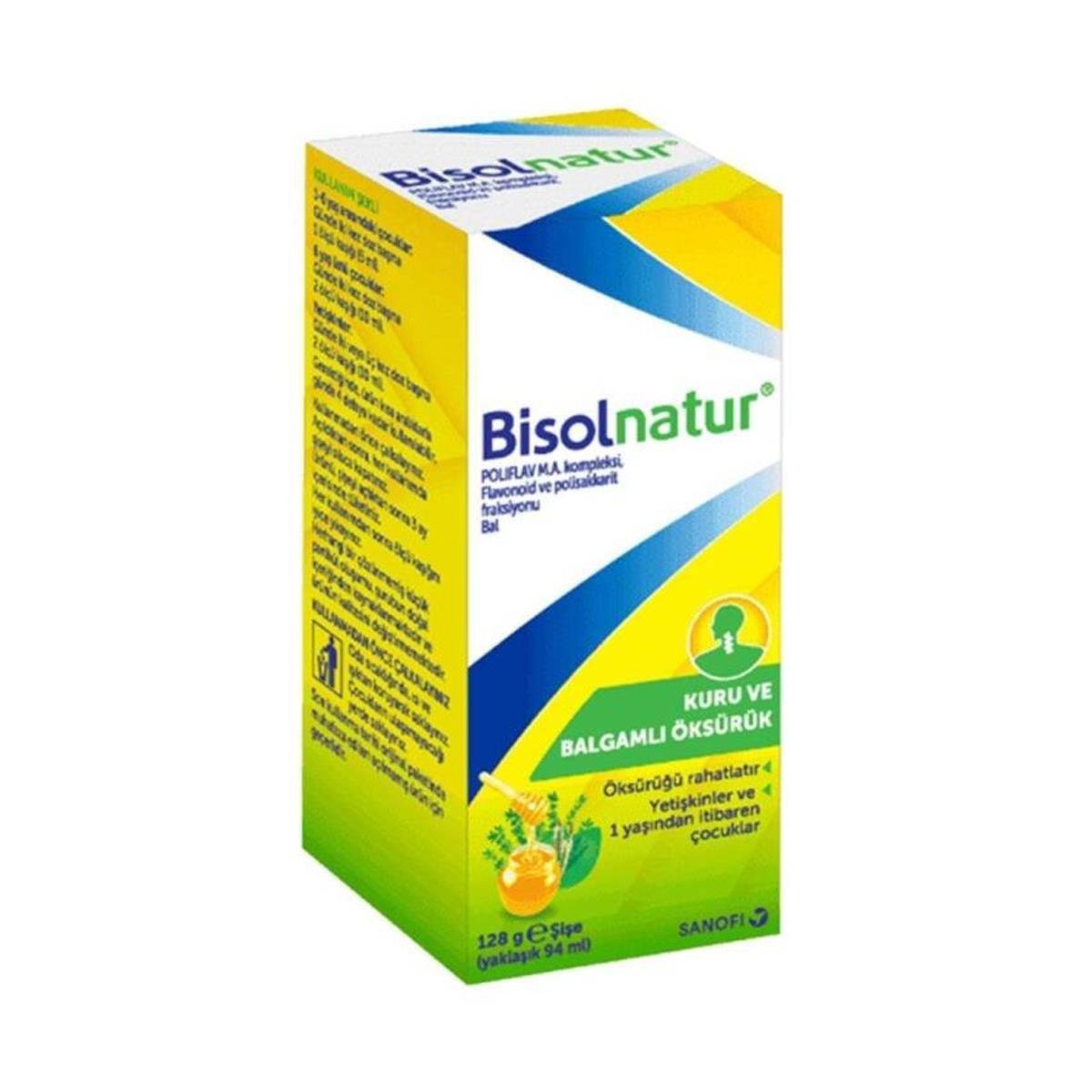 BISOLNATUR 128GR ŞURUP POLIFLAV MA KOMPLEKSİ FLAVONOİD BAL