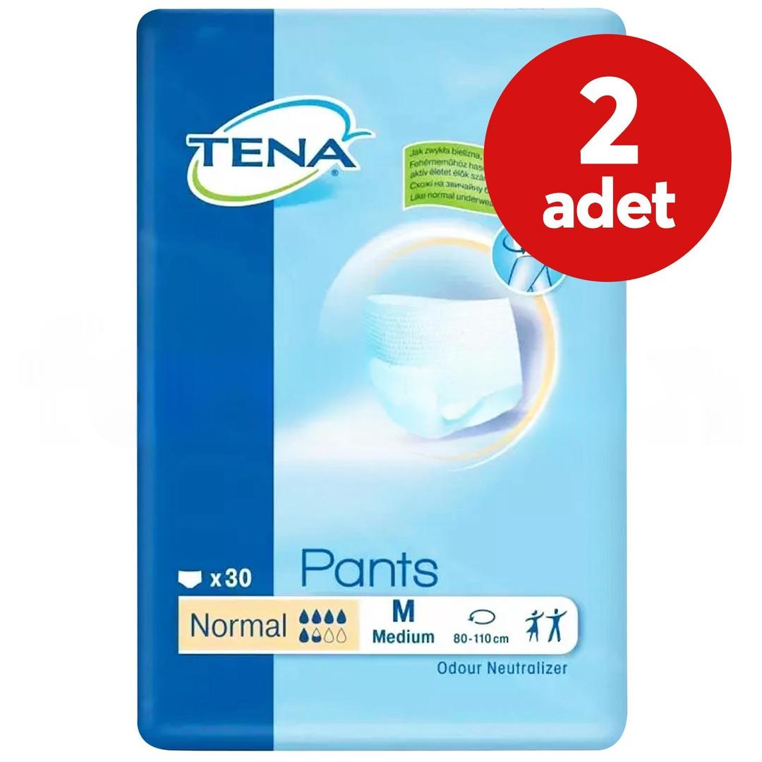Tena Pants Normal Emici Külot Medium 30'lu - 2 Adet