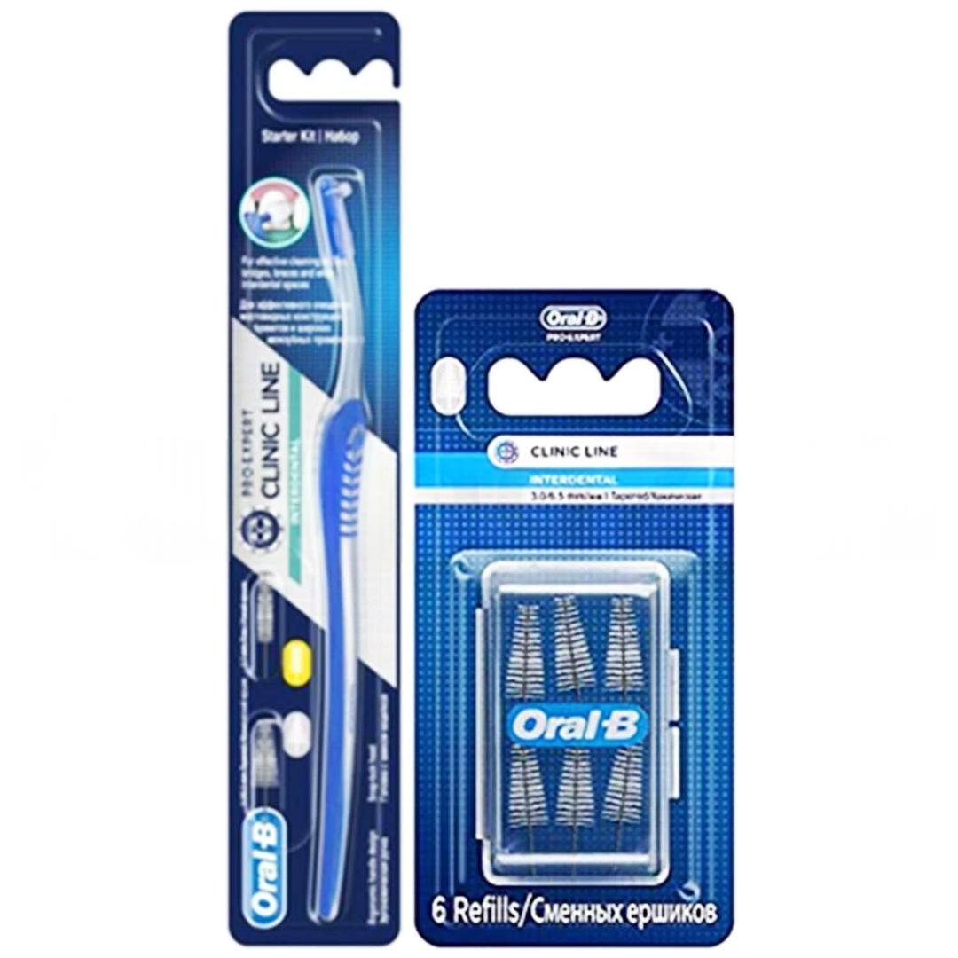 Oral-B Arayüz Fırçası Interdental + Yedek 6'lı