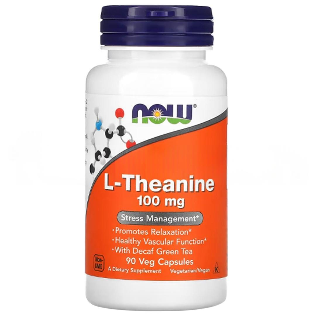Now Foods L Theanine 100 mg 90 Kapsül - İthal