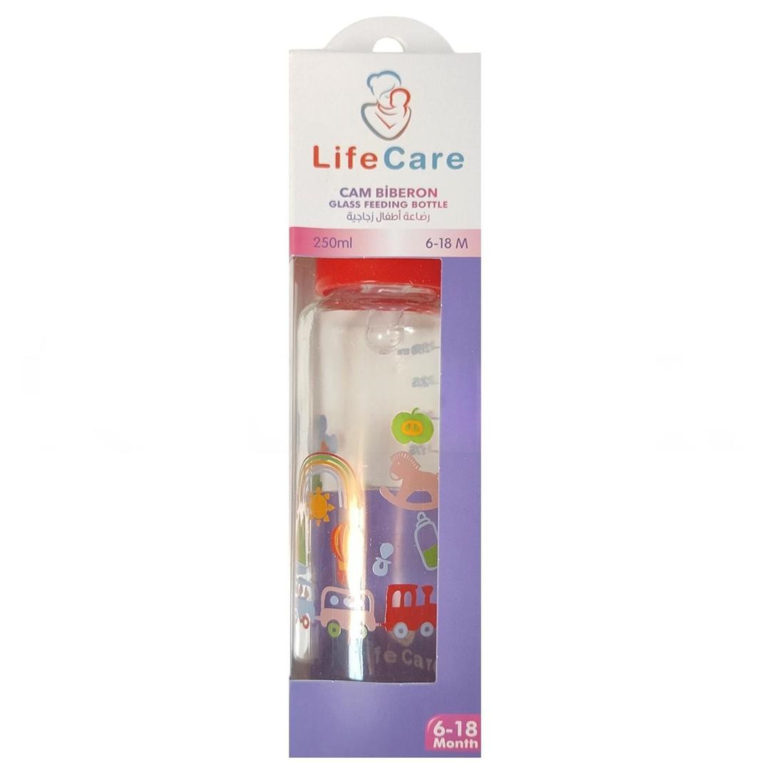 Life Care Cam Biberon 250 ml Kırmızı