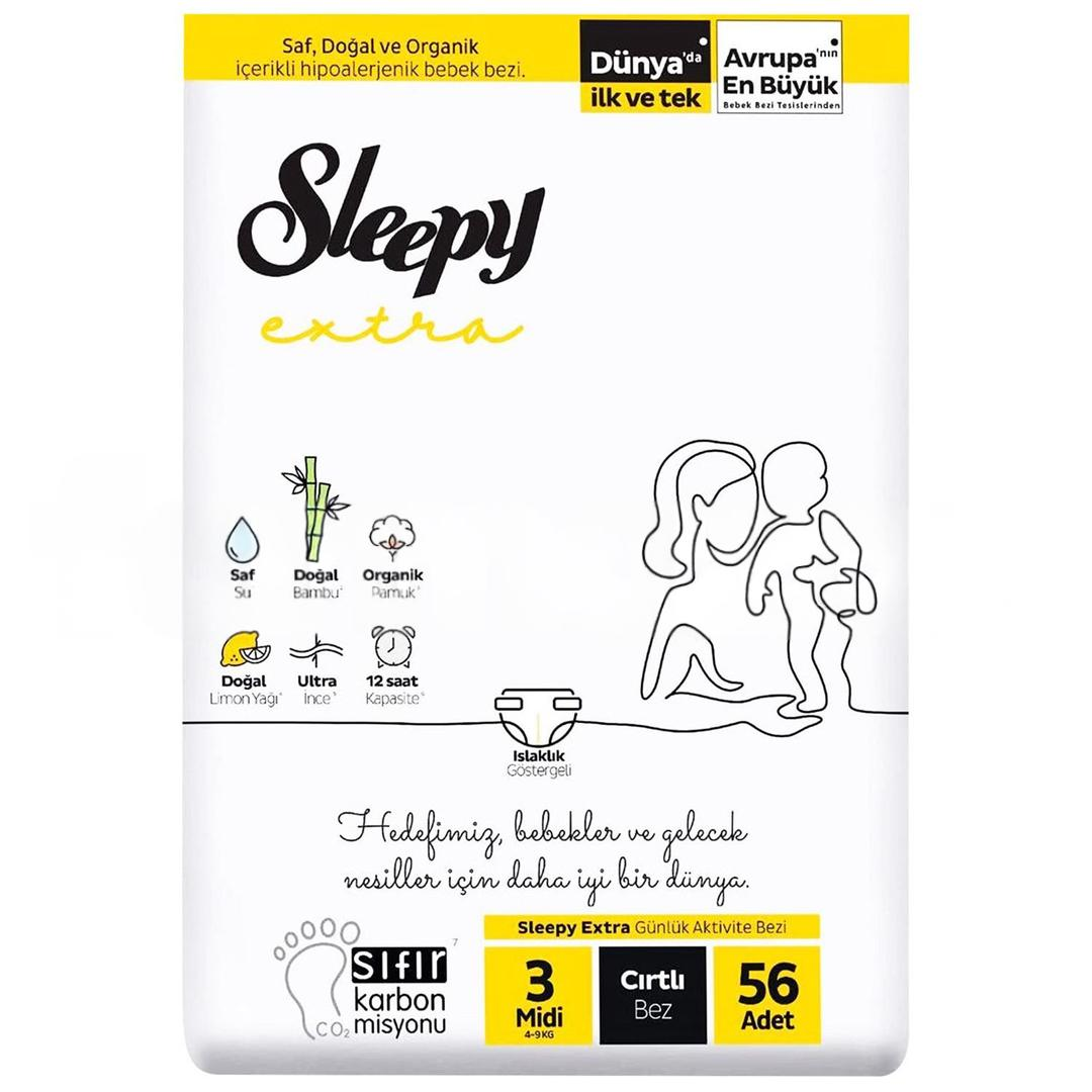 Sleepy Extra Bebek Bezi No: 3 56'lı