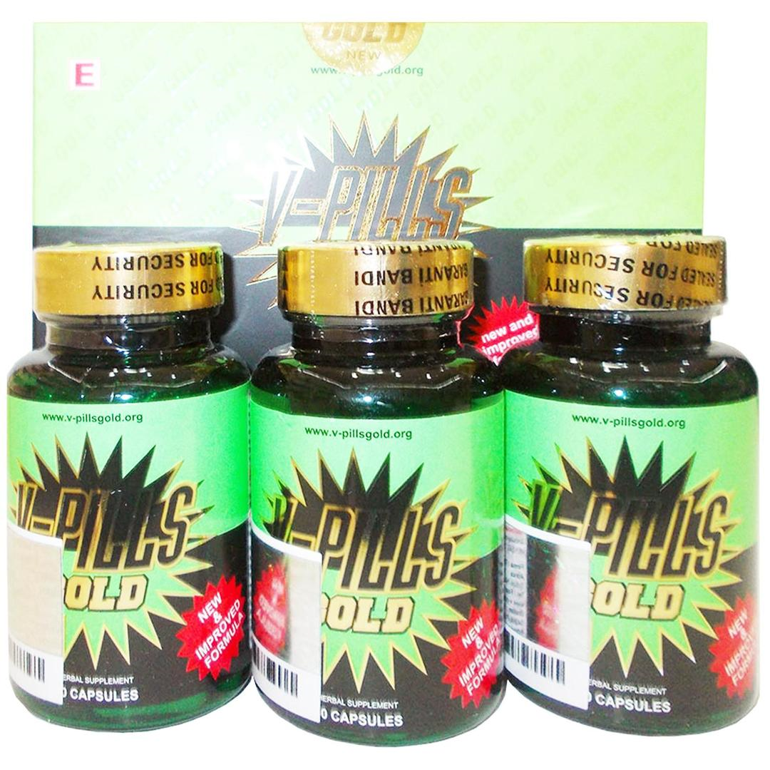 V-Pills Gold Bitkisel 60 Kapsül - 3 Adet