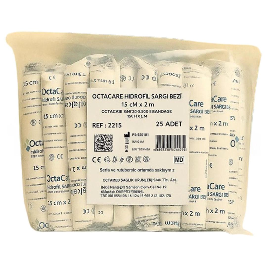Octacare Hidrofil Sargı Bezi 15 cm x 2 m
