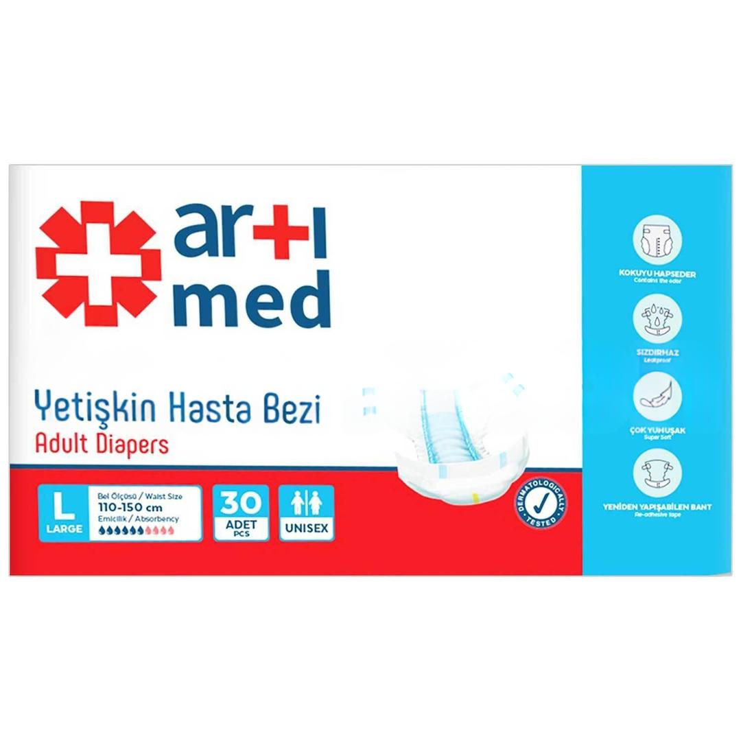 Artımed Hasta Bezi Yetişkin Large 30'lu