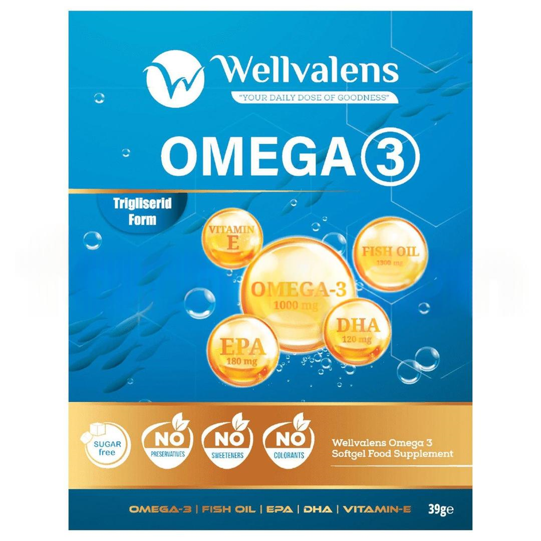 Wellvalens Omega-3 30 Softgel