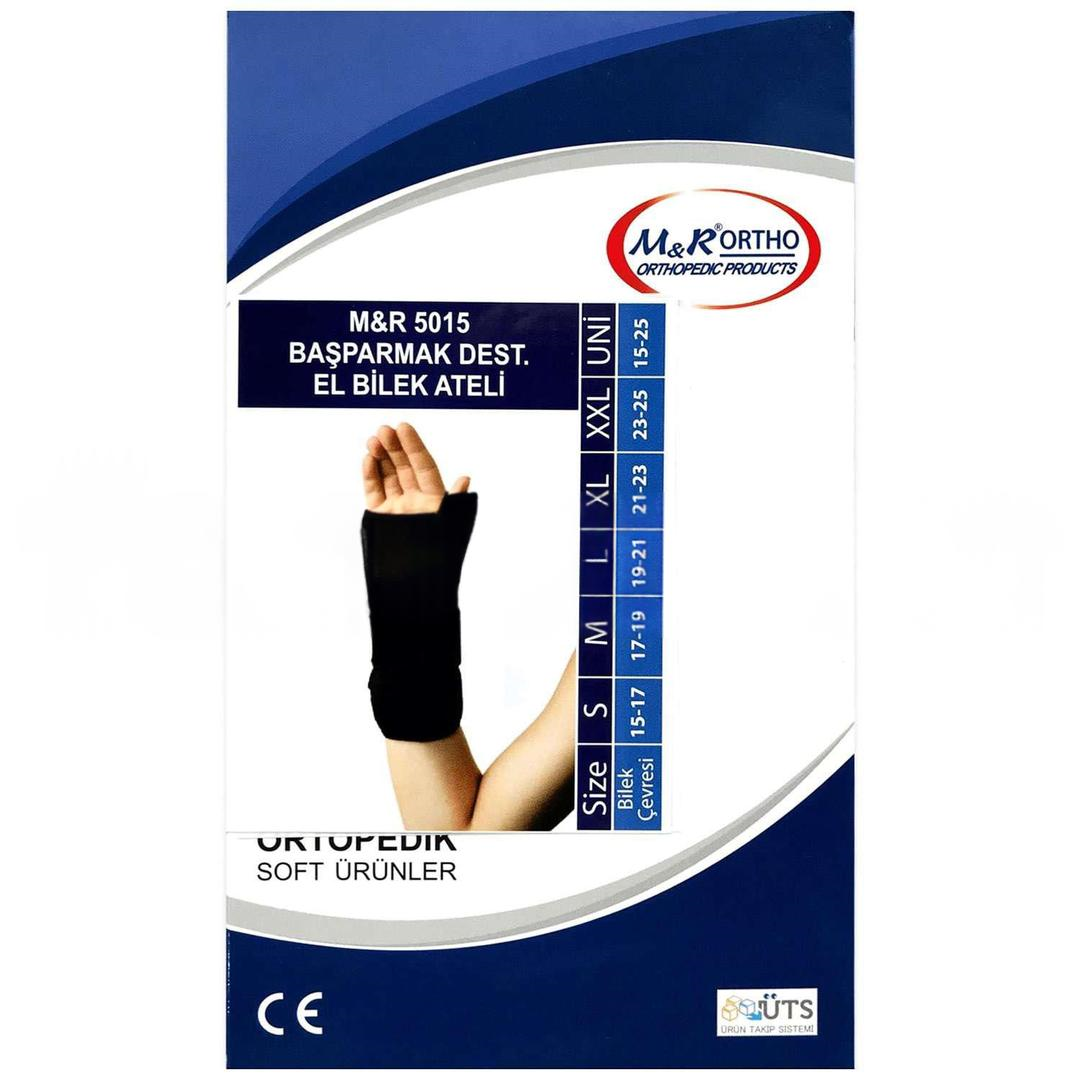 M&R Ortho Airtex Baş Parmak Destekli El Bilek Ateli Sol - Unisize