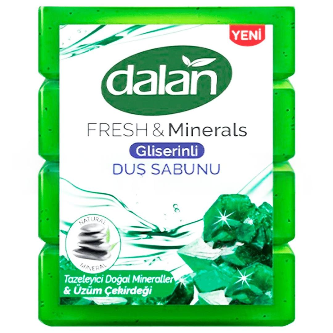 Dalan Fresh Minerals Tazeleyici Üzüm Çekirdeği Sabun 4 x 150 gr