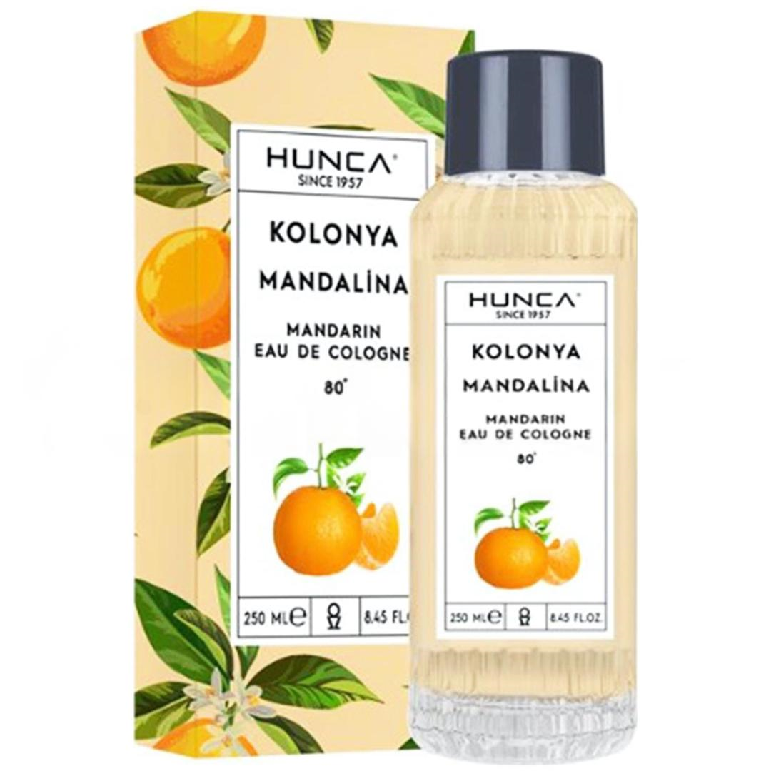Hunca Kolonya Mandalina 80° Cam Şişe 250 ml
