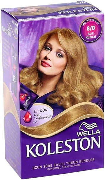 Wella 8/0 Açık Kumral Koleston Kit Saç Boyası