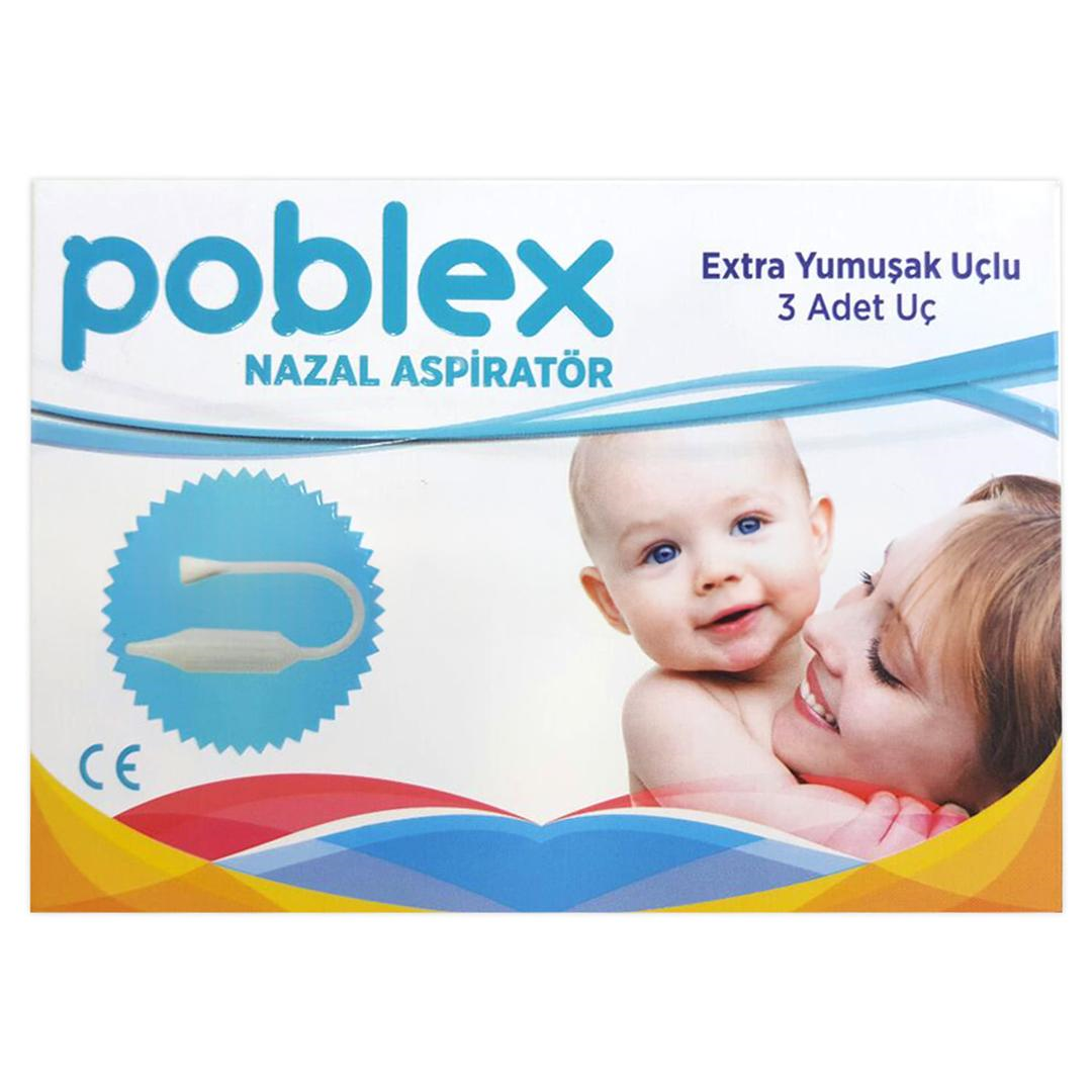Poblex Nazal Aspiratör - Ekstra Yumuşak Uçlu