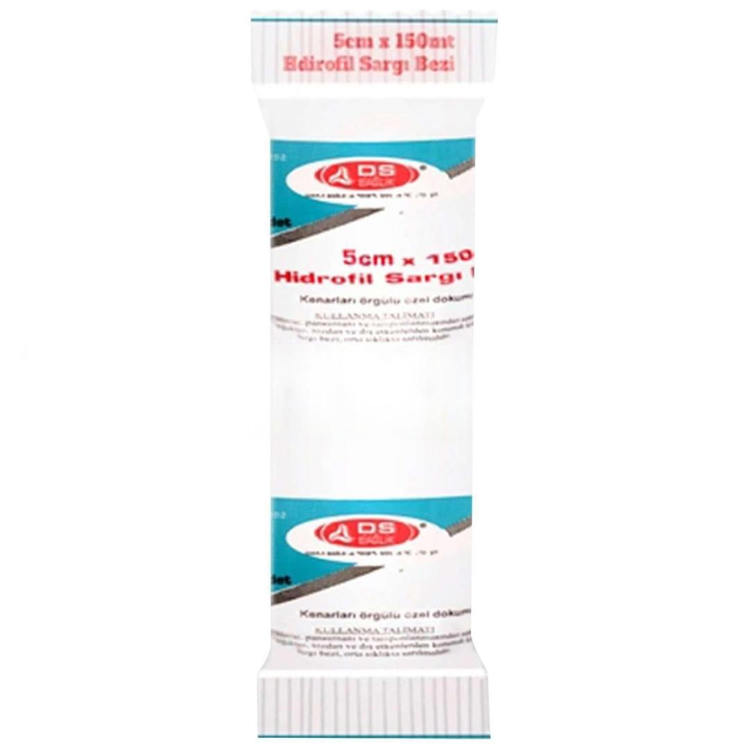 Damla Sağlık Hidrofil Sargı Bezi 5cm x 1,5m