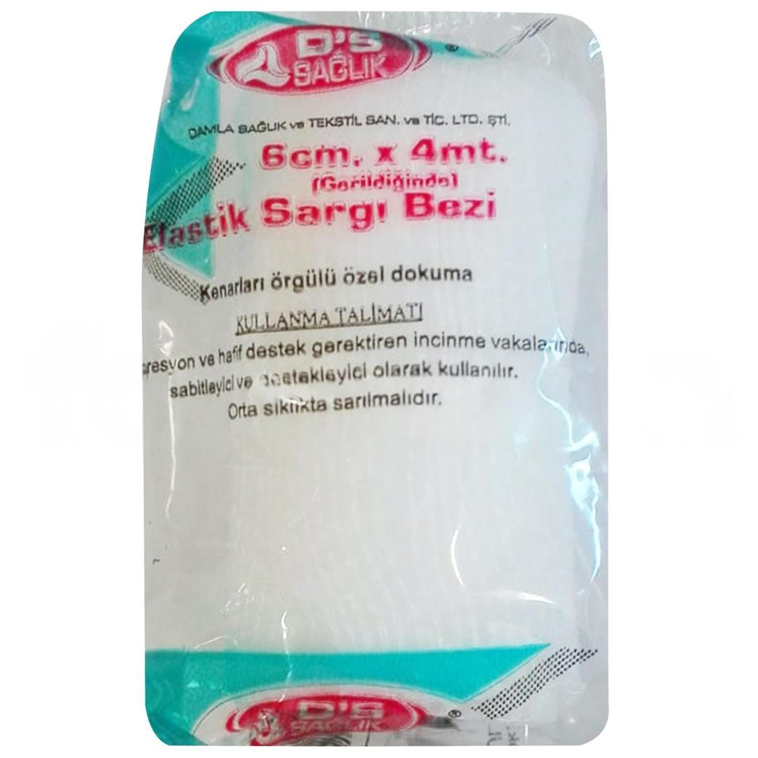 Damla Sağlık Elastik Sargı Bezi 6 cm x 4 m