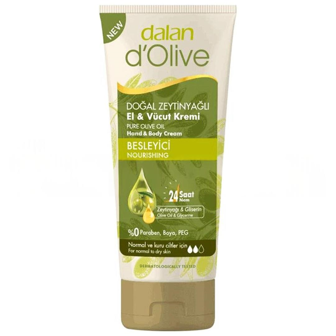 Dalan D'olive Doğal Zeytinyağlı Besleyici El ve Vücut Kremi 250 ml