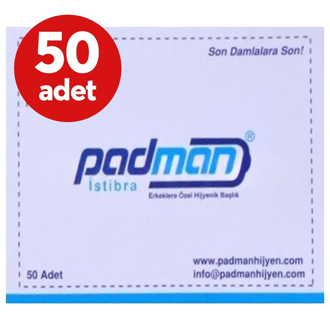 Padman Erkeklere Özel Tek Kullanımlık Hijyenik Başlık (Prostat Pedi) 50 Adet