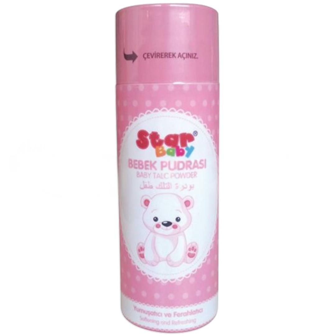 Star Baby Bebek Pudrası 100 gr - Pembe