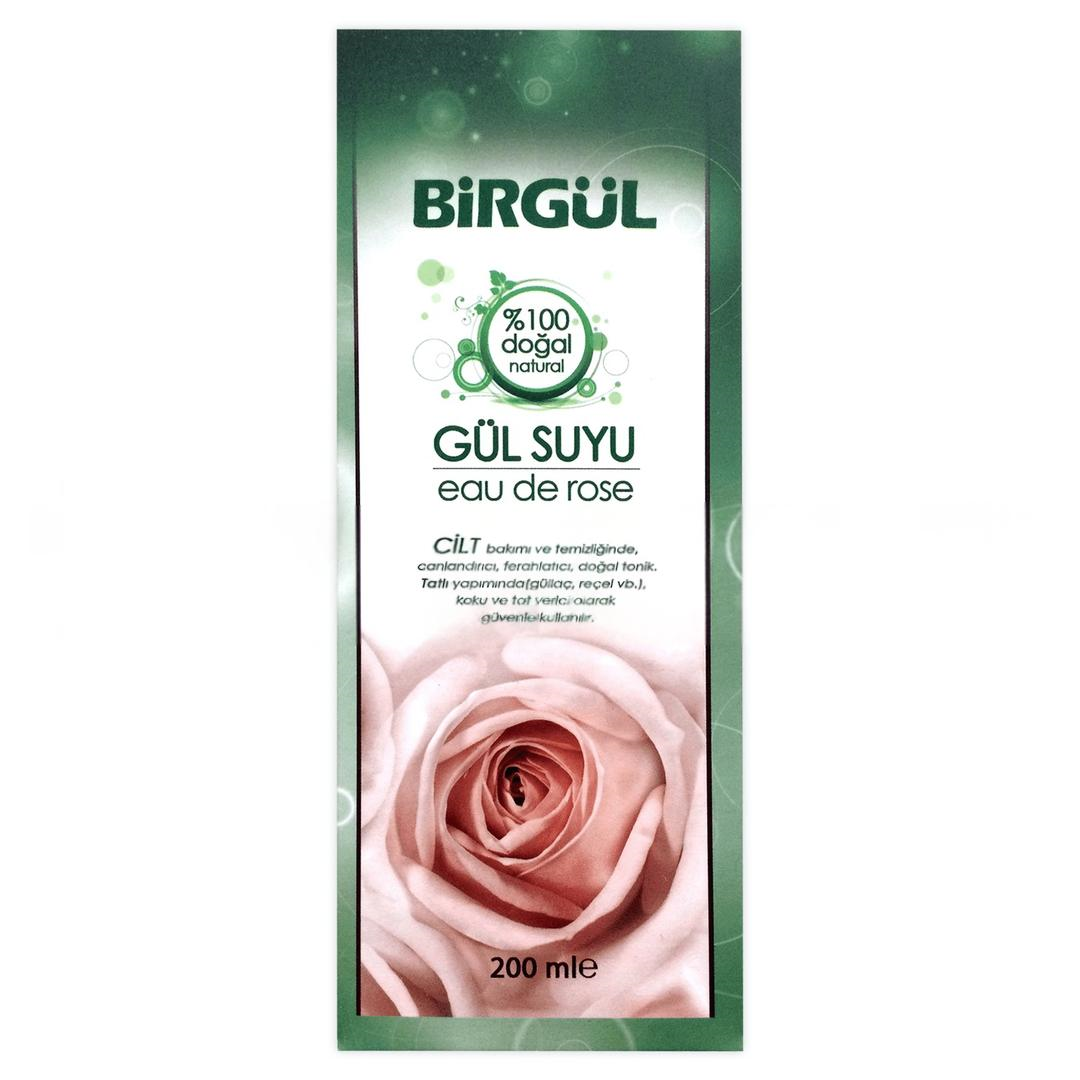 Birgül Gül Suyu Pvc Naturel 200 ml
