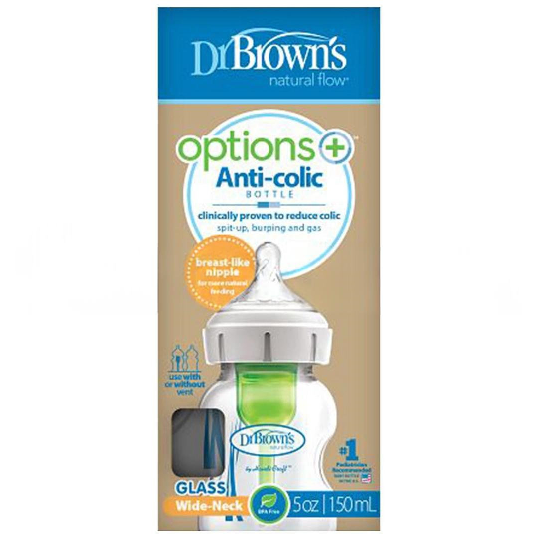 Dr. Brown's DB51700 Geniş Ağız Cam Biberon 5 OZ 150 ml