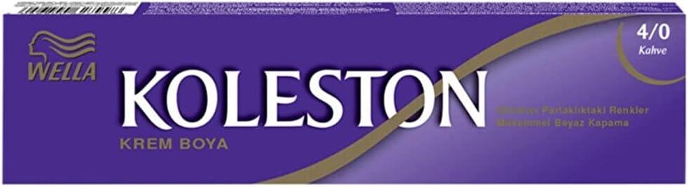 Wella Koleston 4/0 Kahverengi Tüp Saç Boyası