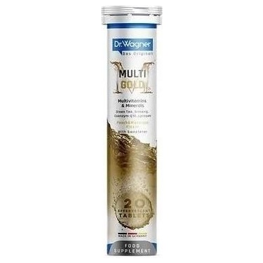 Dr. Wagner Multi Gold Multivitamin Mineral 20 Efervesan Tablet