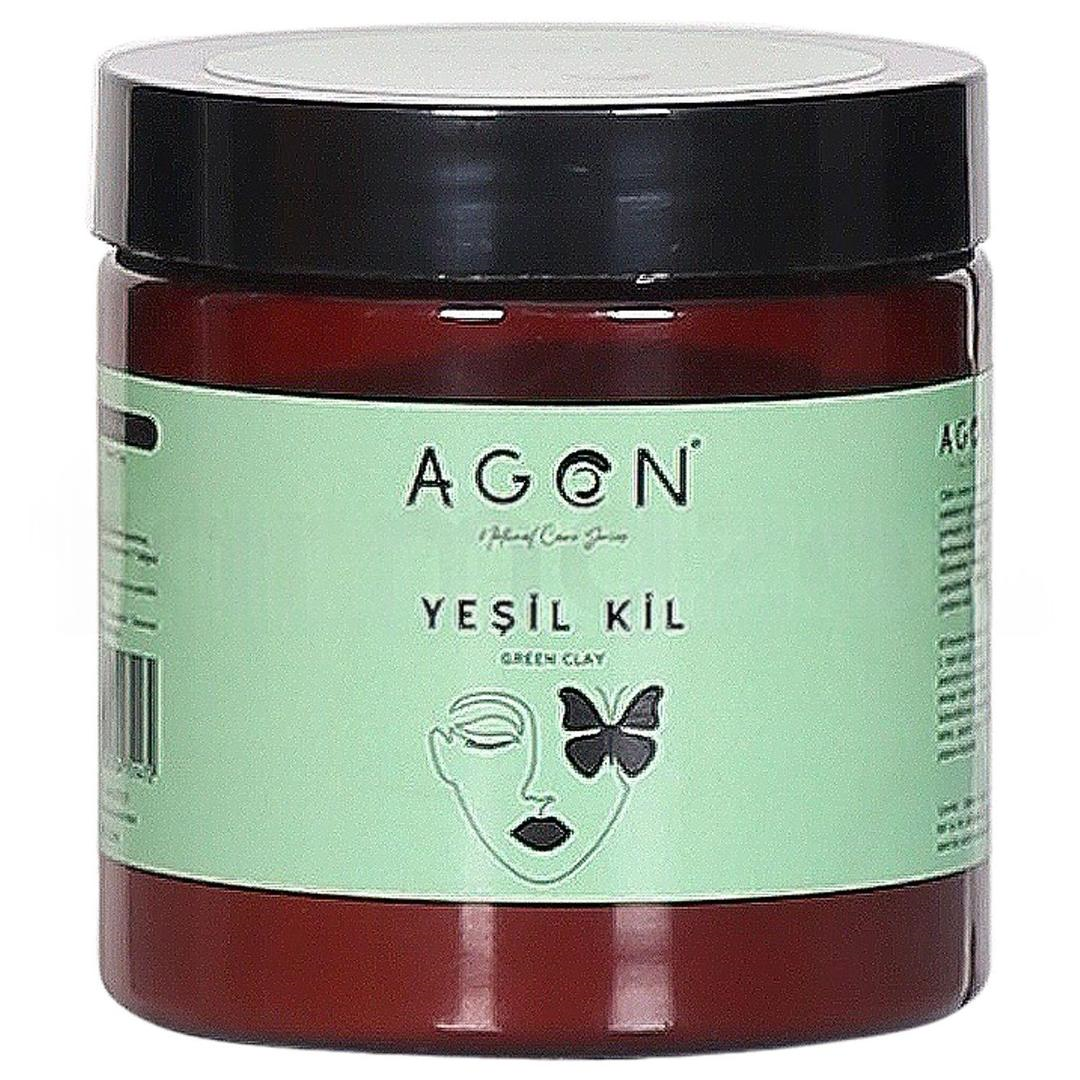 Agon Yeşil Kil Doğal Yüz Bakım Maskesi Siyah Nokta ve Sivilce Karşıtı Gözenek Sıkılaştırıcı 500 ml