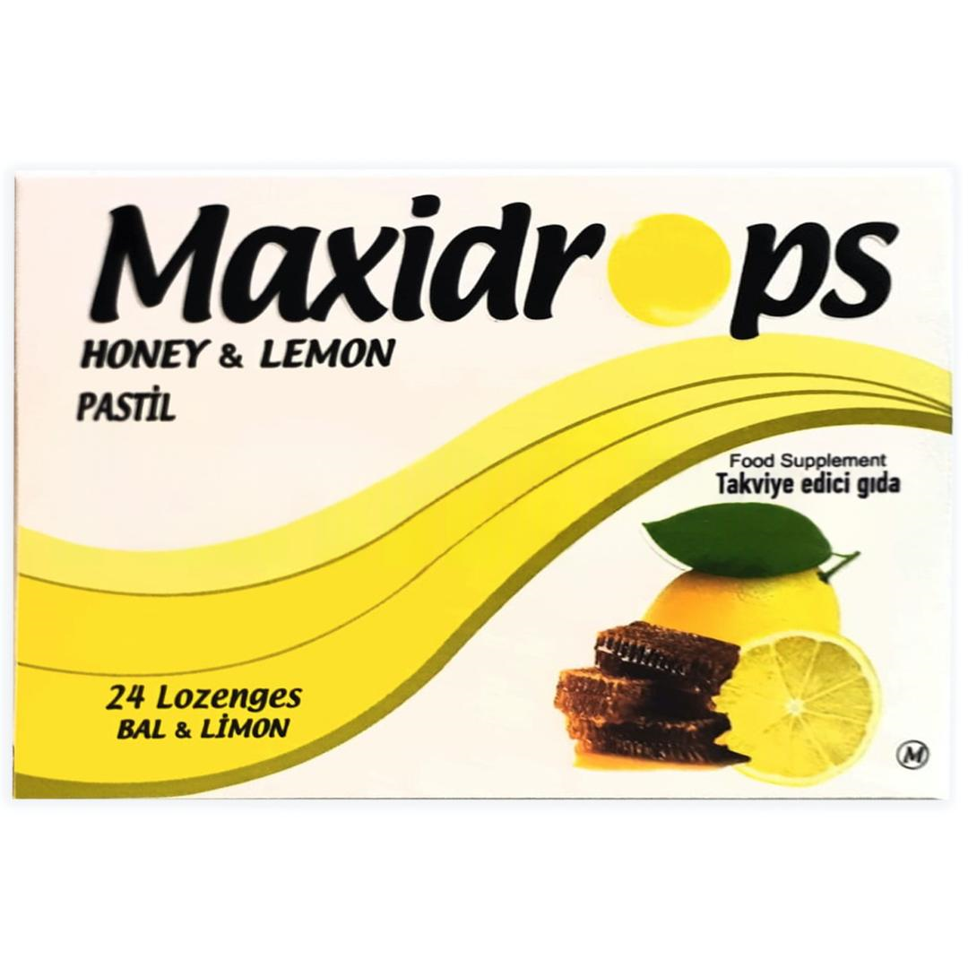 Maxidrops Pastil Bal Limon 24'lü