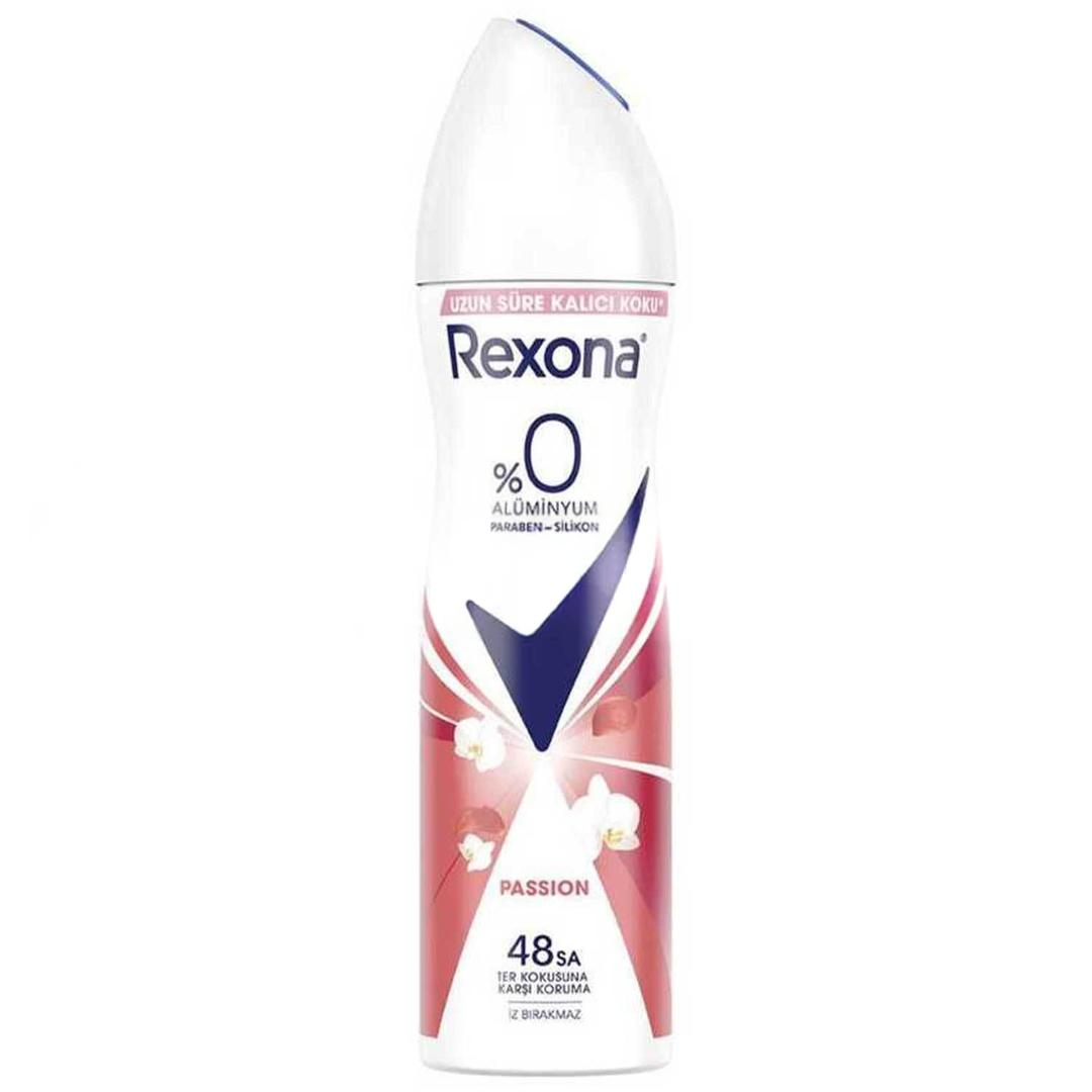 Rexona Kadın Sprey Deodorant Passion %0 Alüminyum 48 Saat 150 ml