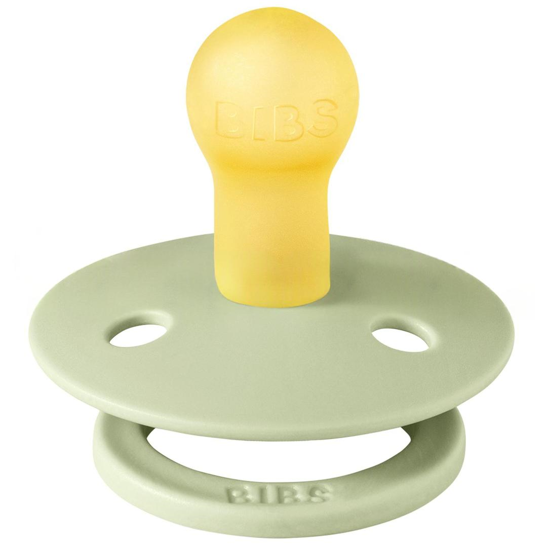 Bibs Colour Kauçuk 0-6 Ay Emzik - Sage