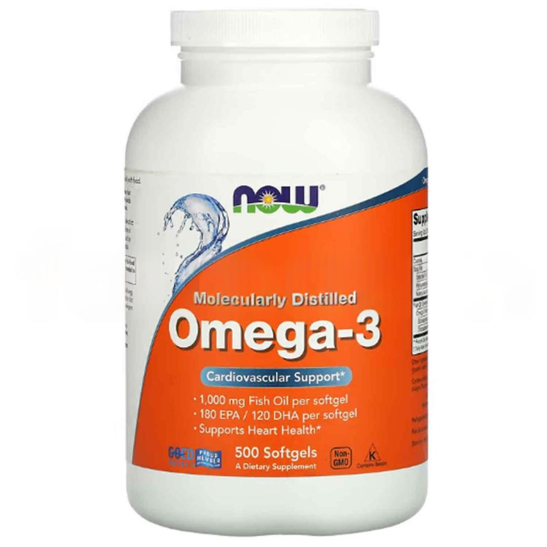 Now Foods Omega-3 180 EPA 120 DHA 500 Softgels - İthal